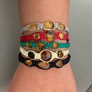 Amber Braided Bracelet